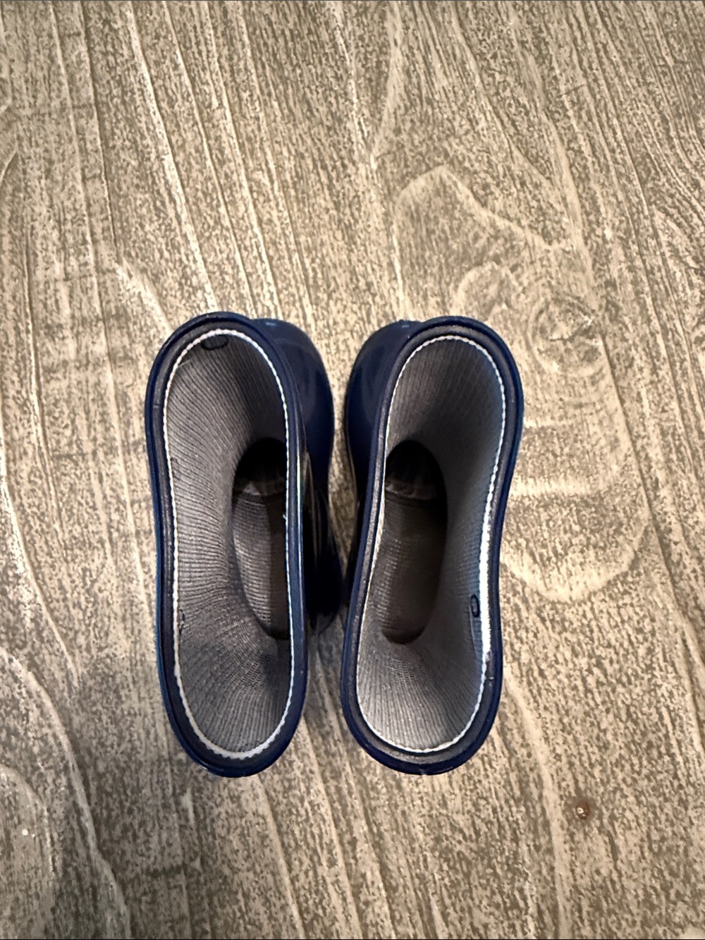 Navy Baby Toddler Galoshes Rain Boots - Picture 4 of 4